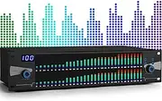 31-Band Stereo Graphic EQ, Professional 2-Channel Graphic Equalizer with 10 Preset Effects and Low/mid/Treble Independent Adjustment, Output HD Sound Quality for Recording Studio