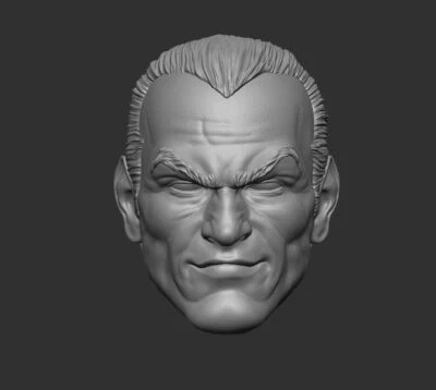 Black Adam Teth-Adam custom head for 4" 6" 7" 12" DC Comics action figures