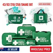 Emergency First Aid Kit Medical 43/92/210/258PCS Snake Workplace Family Safety