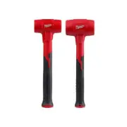Milwaukee Dead Blow Hammers 2"X4" Dead Steel Blow Hammer Set W/ Durable Handle