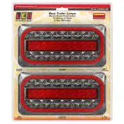 LED Autolamps Stop Tail Indicator Reflector Light 50 LED Lamp 10m Cable Blister