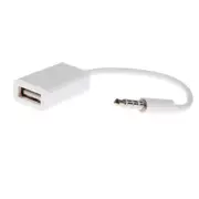 3.5mm Male AUX Audio Plug Jack To USB 2.0 Female Converter Cable Cord Car MP3 New Arrivals