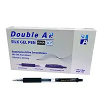 在飛比找蝦皮商城優惠-Double A極順中性筆0.7mm－黑（12支/盒）【金石