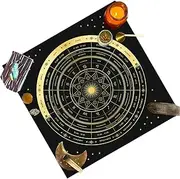 Tarot Altar Cloth, Square Witch Tarot Cloth, Velvet Divinations Tablecloth, Astrology Oracle Pad, Tarot Reading Cloth, Velvet Tarot Cloth, Divination Altar Cloth, Tarot Tablecloth, Tarot Cl