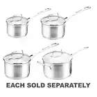 Scanpan Genuine Impact Stainless Steel Saucepan Impact Bonded Aluminium Base