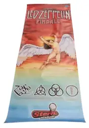STERN LED ZEPPELIN Original Pinball COLLECTIBLE VINYL DISPLAY BANNER #7934 - NEW