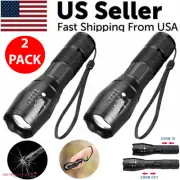 90000LM Super-Bright LED Tactical Flashlight - 5 Modes & Zoomable Torch