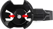 QUMIIRITY Rotating Stroller Cup Holder with Skid Clamp Lightweight Accessory for Stroller Pram Bike and Bicycle Black