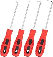 HORUSDY 4-Piece Heavy Duty Pick and Hook Set, Car Auto Oil Seal/O-Ring Seal Gasket Pick Mini Hooks Puller Remover