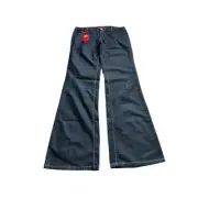 Vintage Y2K Style Miss Sixty Retro Hippie Wide leg Denim jeans trousers pants