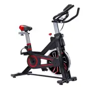 Powertrain RX-600 Exercise Spin Bike Cardio Cycle (Red) 112x47x122cm