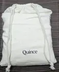 Quince 100% European Linen Double Flange Duvet Set Sand Full/Queen -NEW-