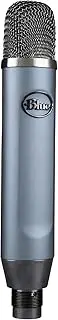 Blue Microphones Ember XLR Condenser Mic for Recording and Streaming, Custom Cardioid Capsule and Mic Stand Mount Gray