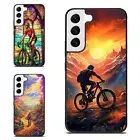 Lightweight Case For Samsung Galaxy Z Fold Flip 3 4 5 6 mountain bike color game