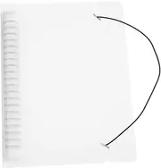 Angoily Refillable Notepad Cover Translucent Frosted Loose Leaf Shell for Organizing Notes and Practical for Students and Teachers Office Classroom Use