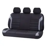 Universal Ultra Light Neoprene Rear Seat Covers Size 06/08S - Black/Grey