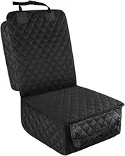 Dog Seat Cover for Car,Front Dog Car Seat Protector Waterproof Cover | Non-Slip Breathable Leather Fabric Chair Pad, Scratchproof Mat for Roadtrip, Daily, Commuting