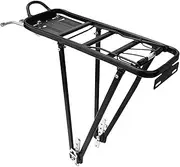 Rear Bike Rack, Bike Carrier - 77 LB, Luggage Rack, Luggage Rack, Adjustable Heavy Duty Bearings, Luggage Carrier for Travel