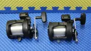 Okuma Magda Line Counter Trolling Reel Pre-Spooled w/17lb/570yd Mono MA 45D 2PK