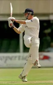 NICK KNIGHT WARWICKSHIRE CCC Old Player Cricket Photo
