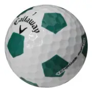 48 Recycled Callaway Chrome Soft Truvis Green/White with Orlimar Dual Brush