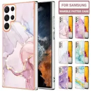For Samsung S22/S21/S20 FE Ultra A53 A12 A22 A52S Case Marble Shockproof Cover