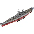 YOUFOY Battleship Ship Model with Display Stand 3323 Pieces Building Kit Set