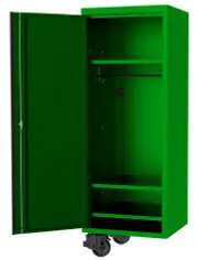 SP Tools SP44885G - 27" USA Sumo Series Side Cabinet - 3 Fixed Shelves & Clothes Hang Rail - Green/Black