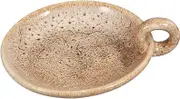 VALICLUD Ceramic Candle Plate Round Aroma Candle Holder for Desktop Display Elegant Tray for Dining Table for Home Decor Weddings and Parties Pattern