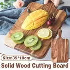 Wooden Cutting Board Solid Wood Chopping Board Pizza Steak Kitchen Serving Tray