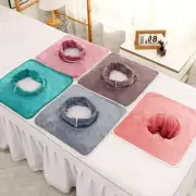 35*35cm Beauty SPA Massage Table Planking Face Towel with Hole Bed Bandana