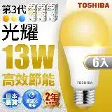 在飛比找遠傳friDay購物精選優惠-Toshiba東芝 第三代 光耀13W 高效能LED燈泡 日