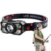LED Motion Sensor Headlight USB Rechargeable Headlamp with 5 Lighting Modes