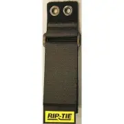Cable Tie Strap Black Nylon 16in 90lb Mountable Hook Loop 10 Pack Heavy Duty
