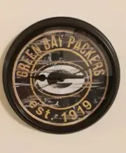 Green Bay Packers Wall Clock Bedroom Living Room Man Cave NFL Father's Day
