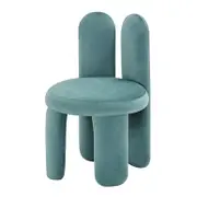 Flore Velvet Bunny Backrest Kids Chair