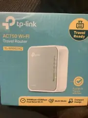 TP-Link AC750 Wireless Wi-Fi Travel Router (TL-WR902AC) Extender Hotspot Private