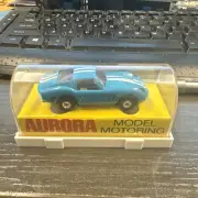 Aurora Ferrari 250 GTO FlameThrower Blue Lighted ThunderJet Chassis Slot Car