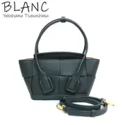 Bottega Veneta Mini The Arco Handbag Shoulder Bag Leather Dark Green 600606 BO