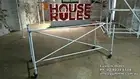 Rustic Industrial Pipe Shop Standing Bar High Table Legs Brackets HouseRules