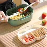 Double-Layer Lunch Box Portable Compartment Fruit Food Box Microwave Lunch Box