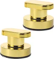 ARTSEWPLY 2Pcs Non Drilling Suction Cup Pull Handle for Doors Cabinets Toilets and Refrigerators Durable Easy to Install Grab Bars for Bathroom Safety and Convenience