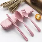 3pcs/set Cutlery Set Smooth Surface Dining Reusable Travel Utensils Cutlery Set