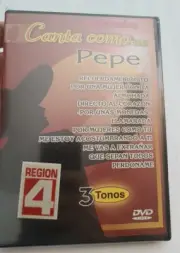 Karaoke Canta Como Pepe NEW DVD Spanish Latin 3 Tonos Perdoname, Llamarada