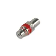 GA33943 PRO SIGNAL - PSG01712 - ADAPTOR, PHONO SOCKET TO S, CHASSIS, RED