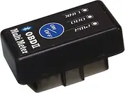 MAXWIN M-OBD-V01A OBDII Multimeter, ELM327 OBD Adapter, Bluetooth, Wireless Submeter, Speedometer, Tachometer, Log Playback, Map Linkage, OBD2, Scan Tool, On/Off Button, Bluetooth 4.0, Orbis