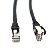 RJ50 10p10c SFTP CAT5 Male-Male Cable with Shielded Connectors Black 5 Meter