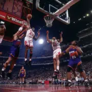 Finals Chicago Bulls Michael Jordan vs Phoenix Suns Charles Barkle- Old Photo