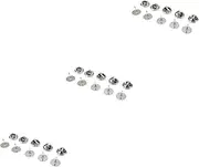 [COHEALI] Tie Tacks Blank Pins Lapel Backs Holder Backs Blank Pins Badge Pins Pin Clasp Locking Pin Backs for Enamel Tie Tacks Pin Tie Tack Pin Front Pin Locks Goalkeeper Man Table