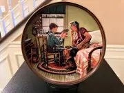 1989 Knowles Norman Rockwell “The Inventor And The Judge” Collector Plate NIB